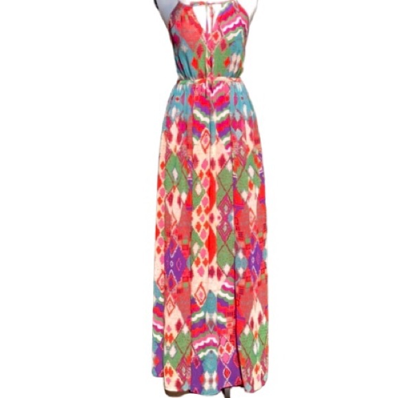 ANTHRO MAEVE ‘TARANA’ MULTI COLOR PRINT MAXI DRESS - Picture 5 of 8
